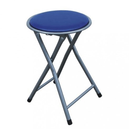 IRMA összecsukható szék,ezüst és kék, Bónuszbútor webáruház